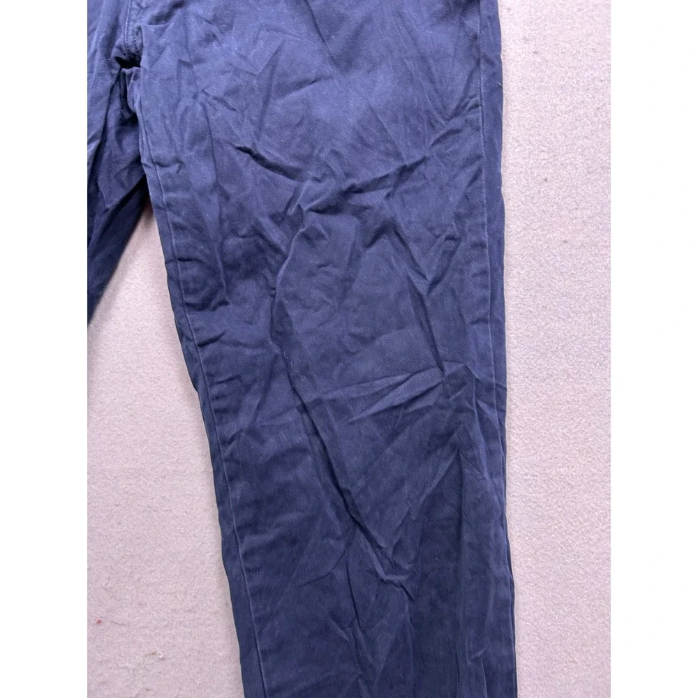 Polo Ralph Lauren Pants 100% Cotton Navy Blue 32/34 Mens